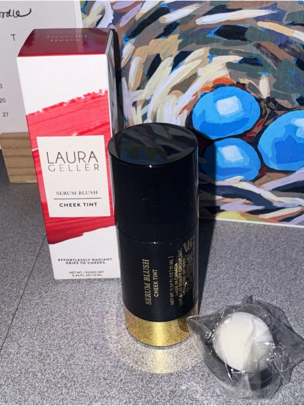 LAURA GELLER Serum Blush Cheek Tint - Graceful Guava